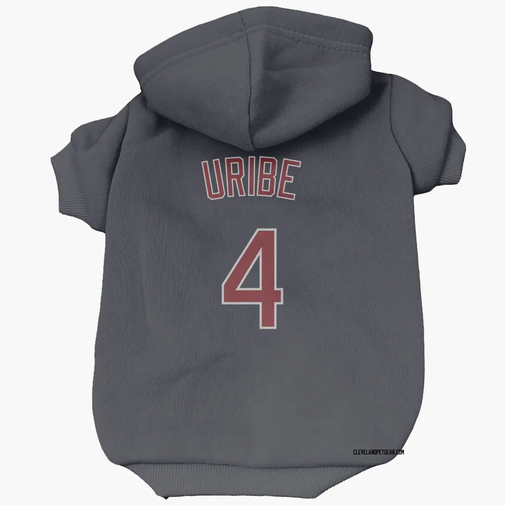 Cleveland Guardians Juan Uribe Navy Pet Hoodie for Dog & Cat
