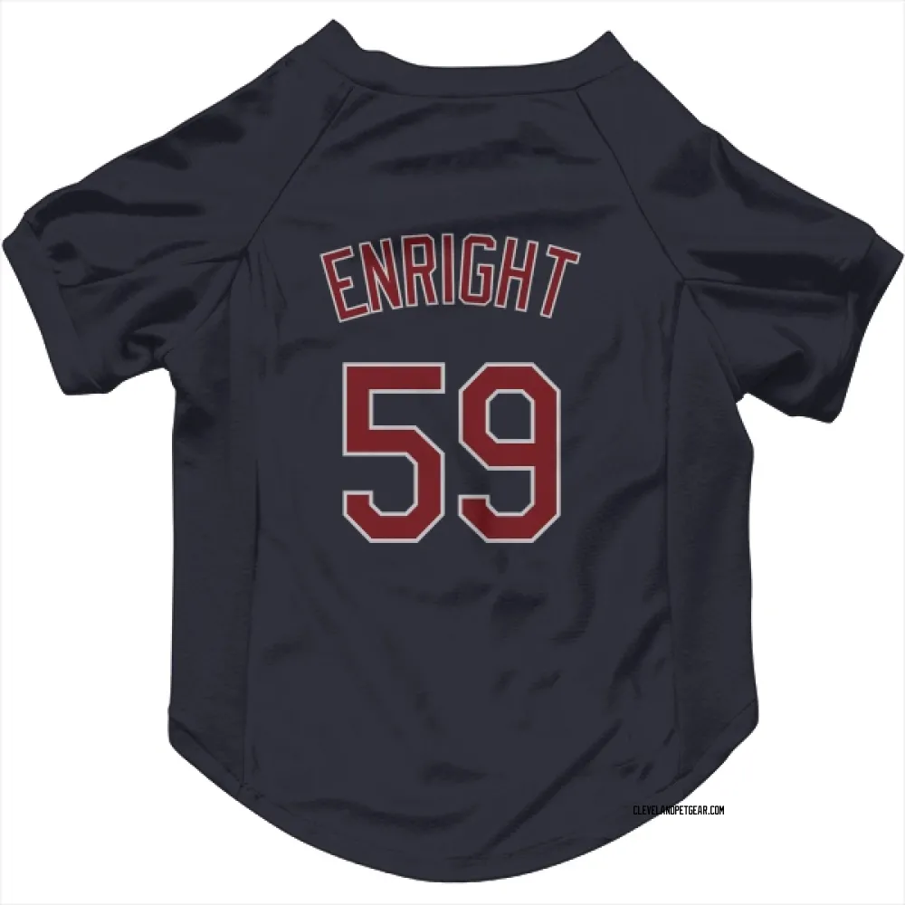 Cleveland Guardians Nic Enright Navy Pet Jersey for Dog & Cat