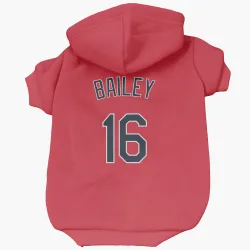 Cleveland Guardians Patrick Bailey Red Pet Hoodie for Dog & Cat