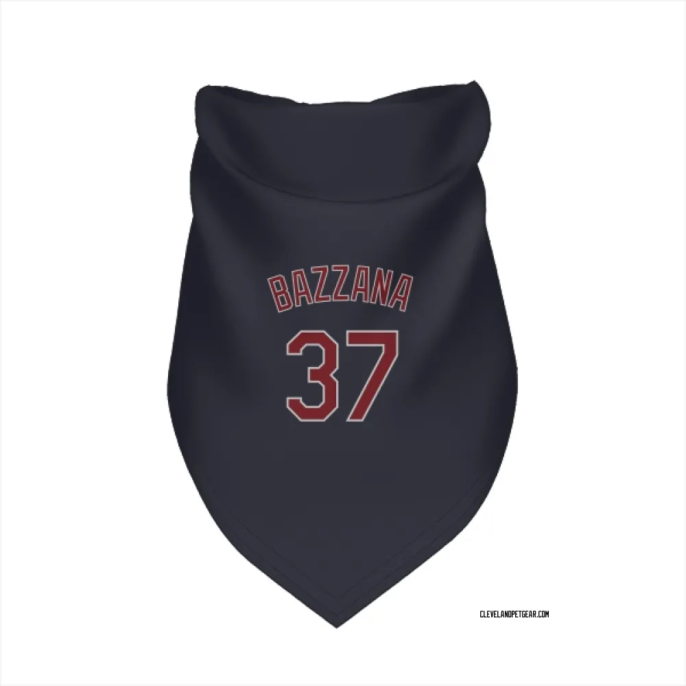 Cleveland Guardians Travis Bazzana Navy Pet Bandana for Dog & Cat