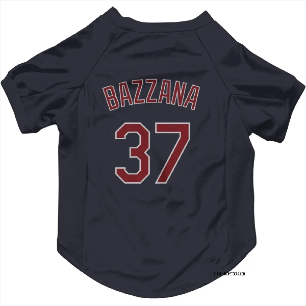 Cleveland Guardians Travis Bazzana Navy Pet Jersey for Dog & Cat