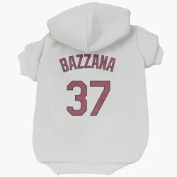 Cleveland Guardians Travis Bazzana White Pet Hoodie for Dog & Cat