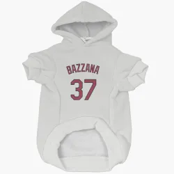 Cleveland Guardians Travis Bazzana White Pet Hoodie for Dog & Cat