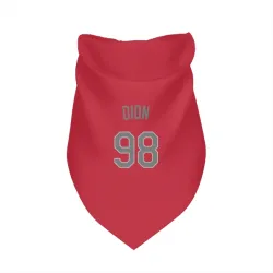 Cleveland Guardians Will Dion Red Gray Pet Bandana for Dog & Cat