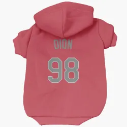 Cleveland Guardians Will Dion Red Gray Pet Hoodie for Dog & Cat