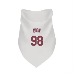 Cleveland Guardians Will Dion White Pet Bandana for Dog & Cat